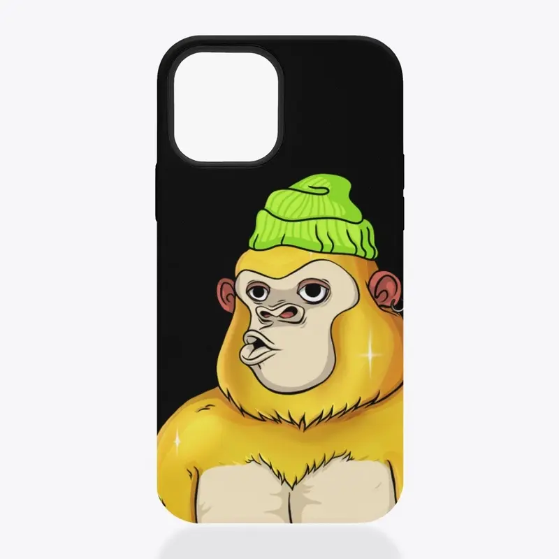 Limmited Edition I phone Ape case Gold