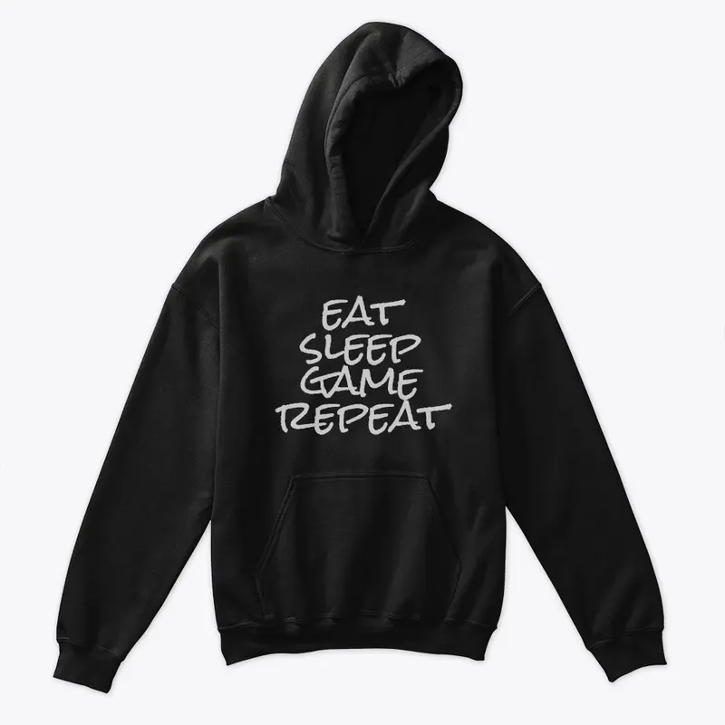 Kids pullover hoodie blk